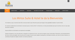 Desktop Screenshot of hotellosmirtos.com